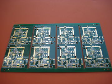 Medical Equipment FR4 Rigid PCB Board , Hard Gold PCB Boards with Green Mask Solder 8 Layer