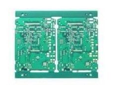 ROHS pcb, double-sided 2-Layer printed circuit board assemblies Green / yellow Solder mask