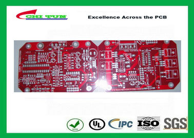 White Solder Mask Double Sided PCB , Lead Free Hasl ( RoHS ) for Audio Equipment